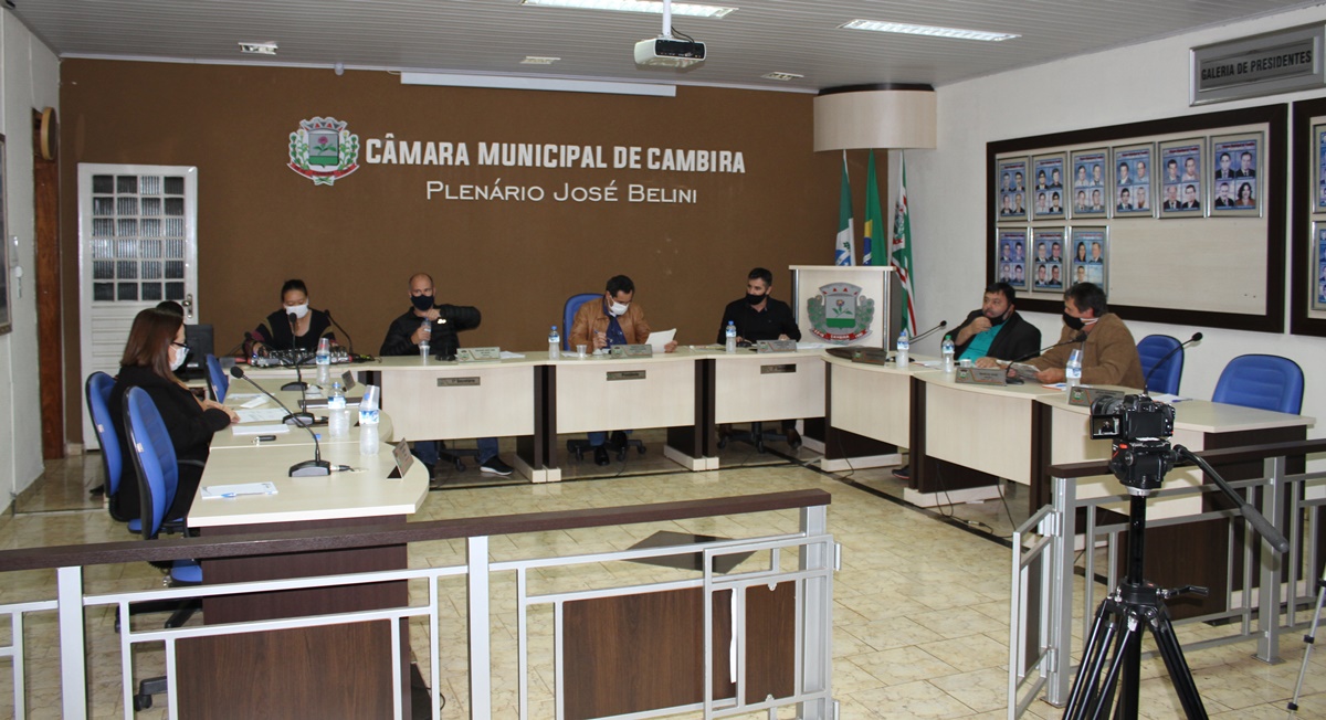 Sessão da Câmara de Vereadores de Cambira, 17 de agosto