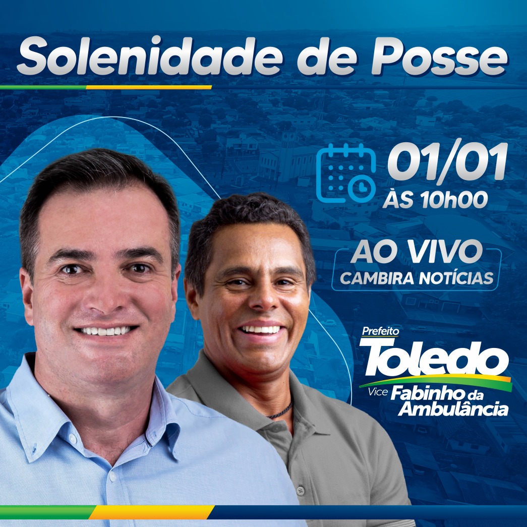 TRANSMISSÃO DA POSSE DOS ELEITOS